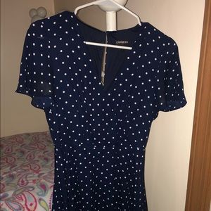 NWOT Express Polka Dot Dress